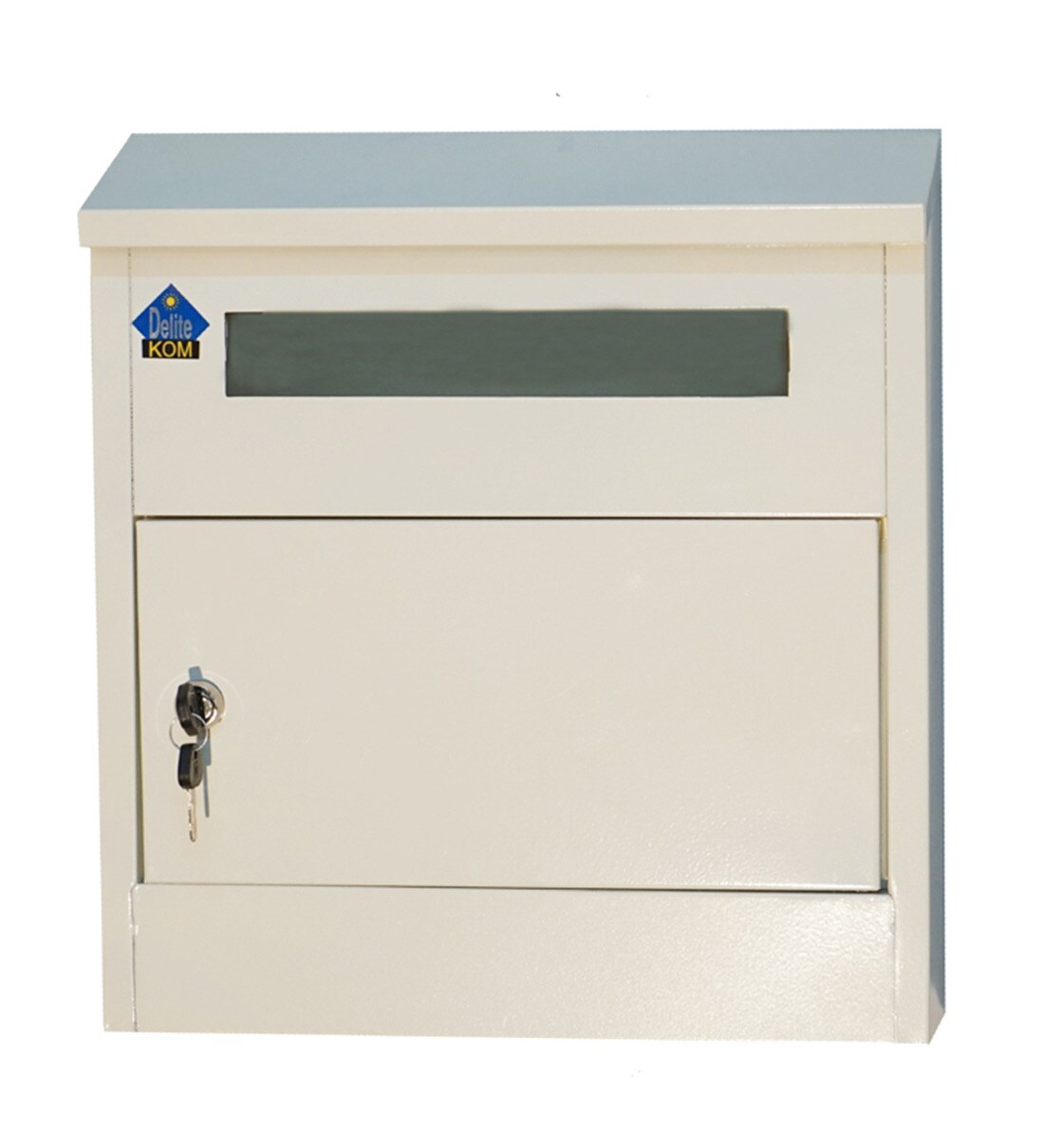 Buy Delite Kom Limited Metal White Powder Coated Letter Box Online