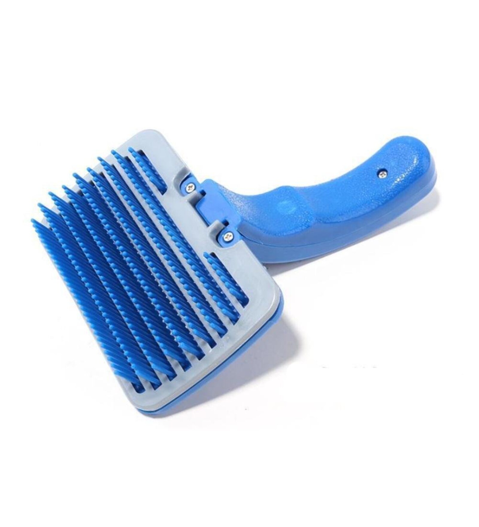 Buy Deshedding Blue Plastic Pet Grooming Brush at 46 OFF by Pets