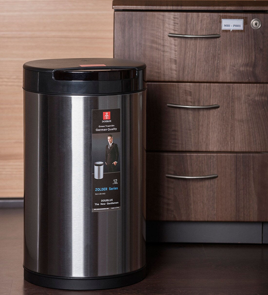 Buy 12 Litres Stainless Steel Sensor Dustbin by Doublux Online - Sensor ...