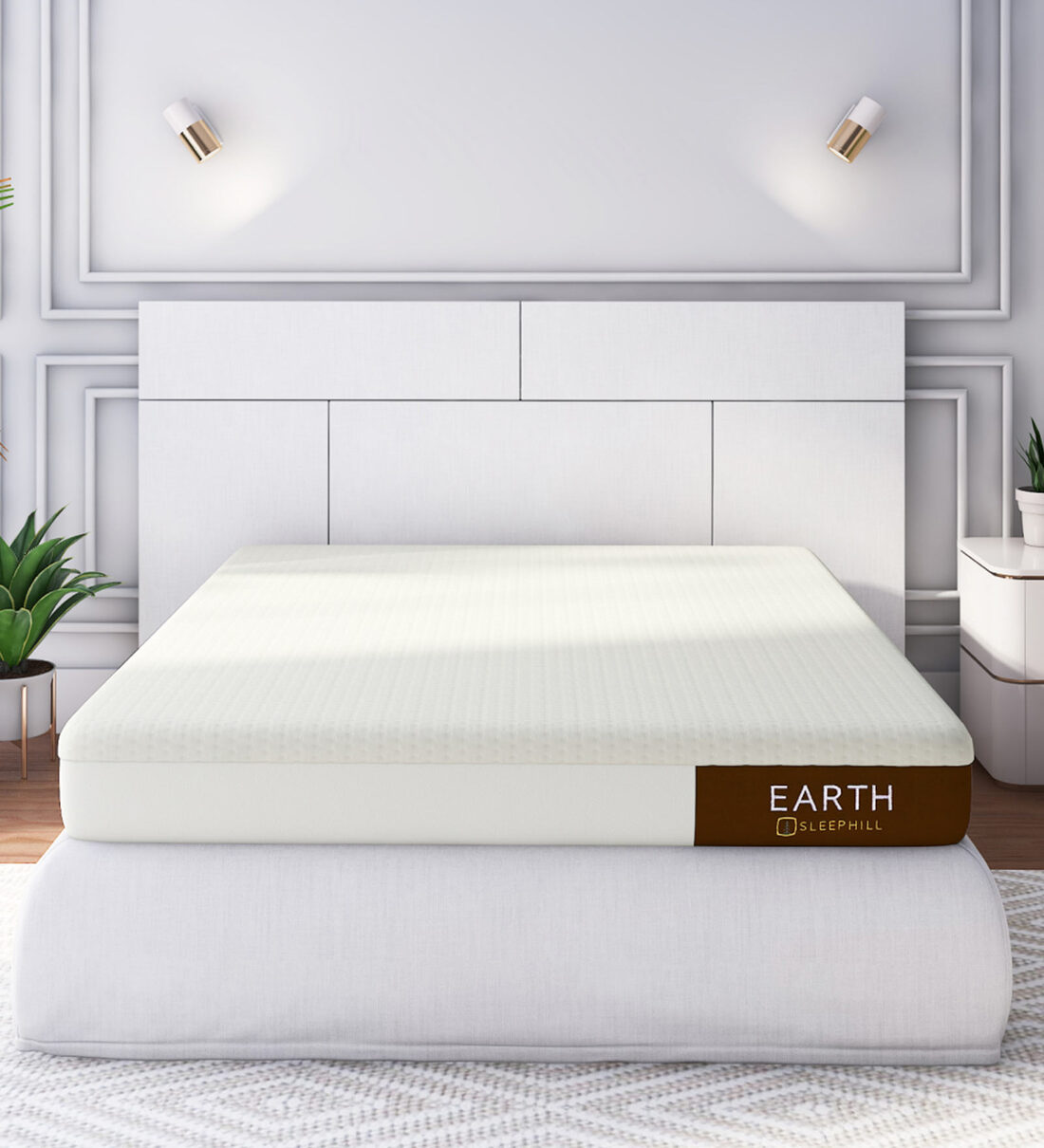 Buy Earth Orthopedic 8 Inch HD Foam Queen Size Mattress at 40 OFF by