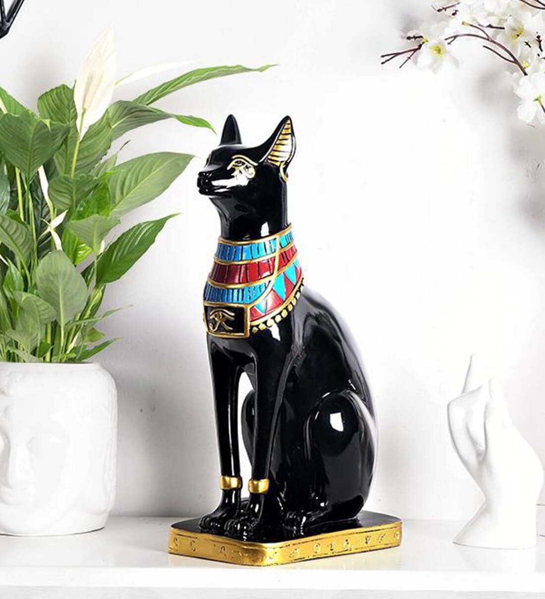 Buy Egyptian Bastet Resin Animal Figurine by The Artment Online ...