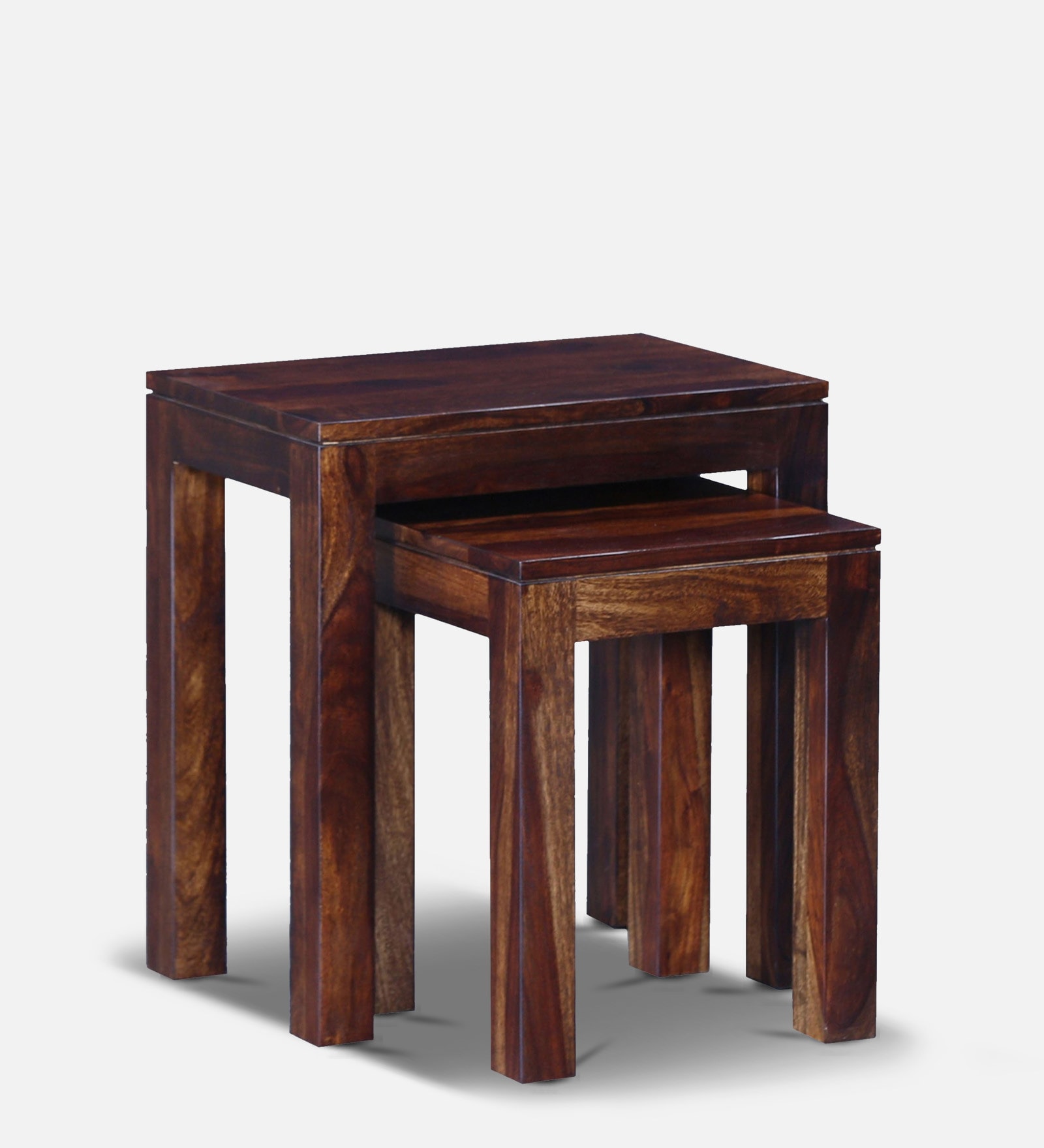 Buy Enkel Sheesham Wood Nest Of Tables In Provincial Teak Finish at 17% ...