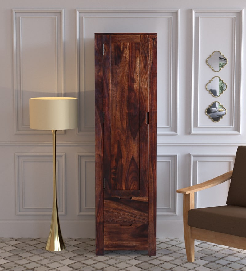 Buy Zabel Solid Wood Wardrobe In Dual Tone Finish By Woodsworth