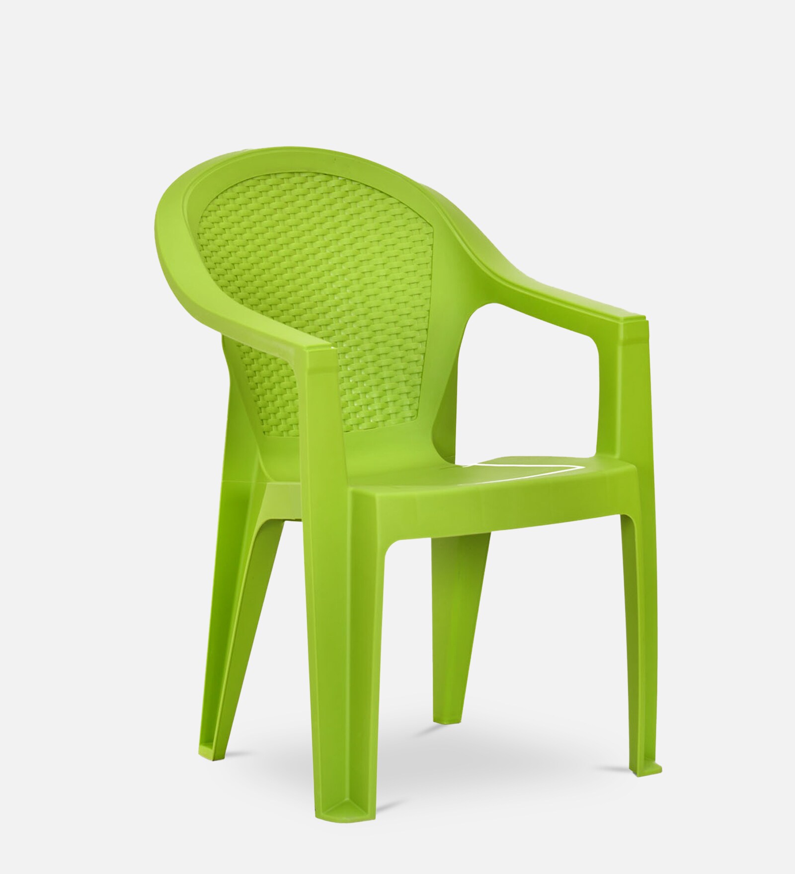 Buy Exotica Plastic Chairs in Green Finish (Set Of 2) Online Plastic