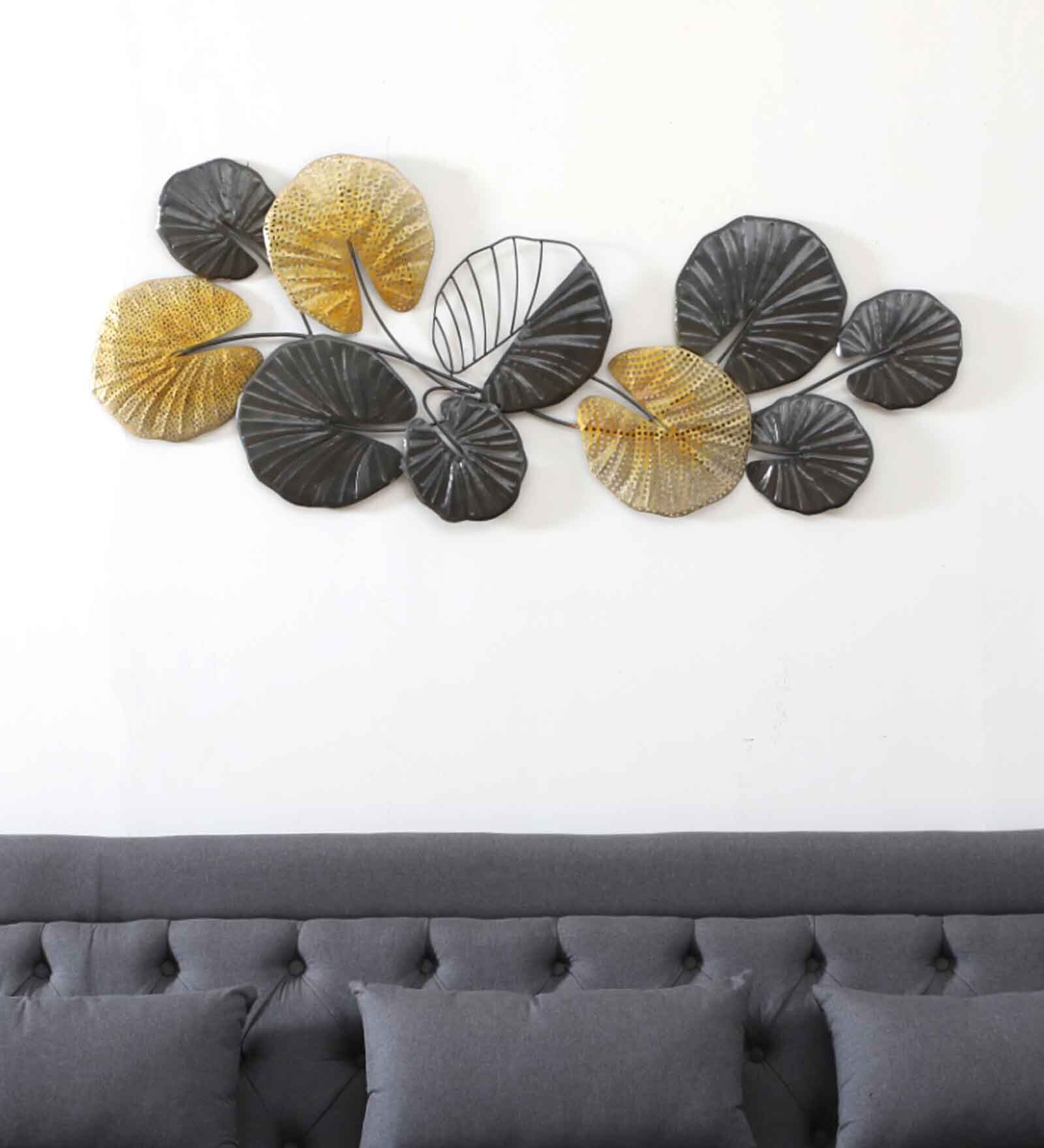Buy Floral Finish Multicolor Metal Wall Art Online Floral Metal Art