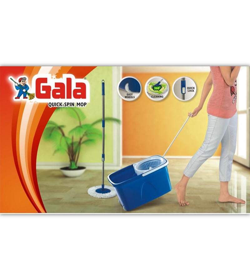 Gala Quick Spin Mop Set + 1 Mop Refill Free by Gala Online Brooms