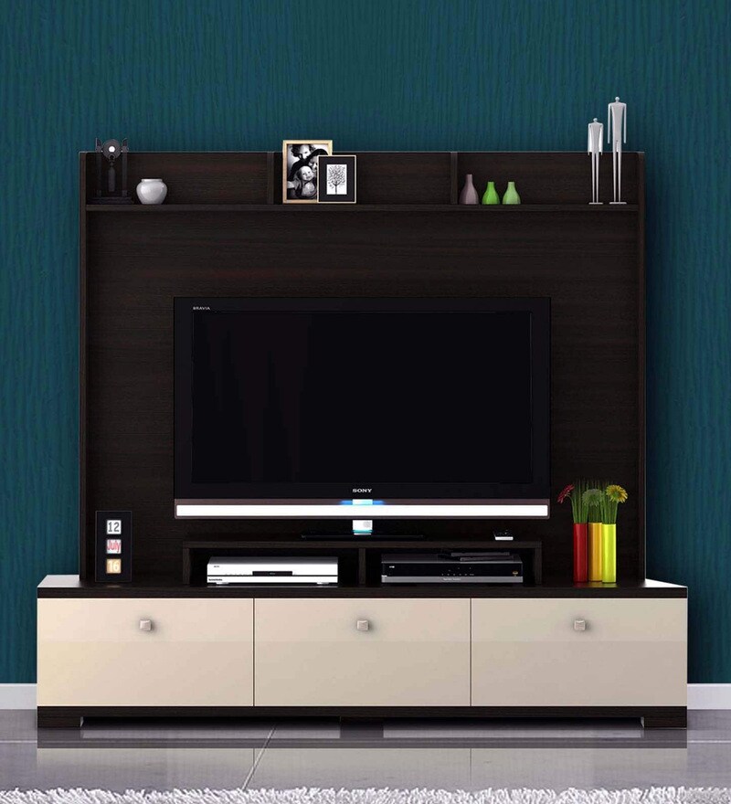 Buy Mainstays Tv Stand With Sliding Glass Doors In Dark Brown