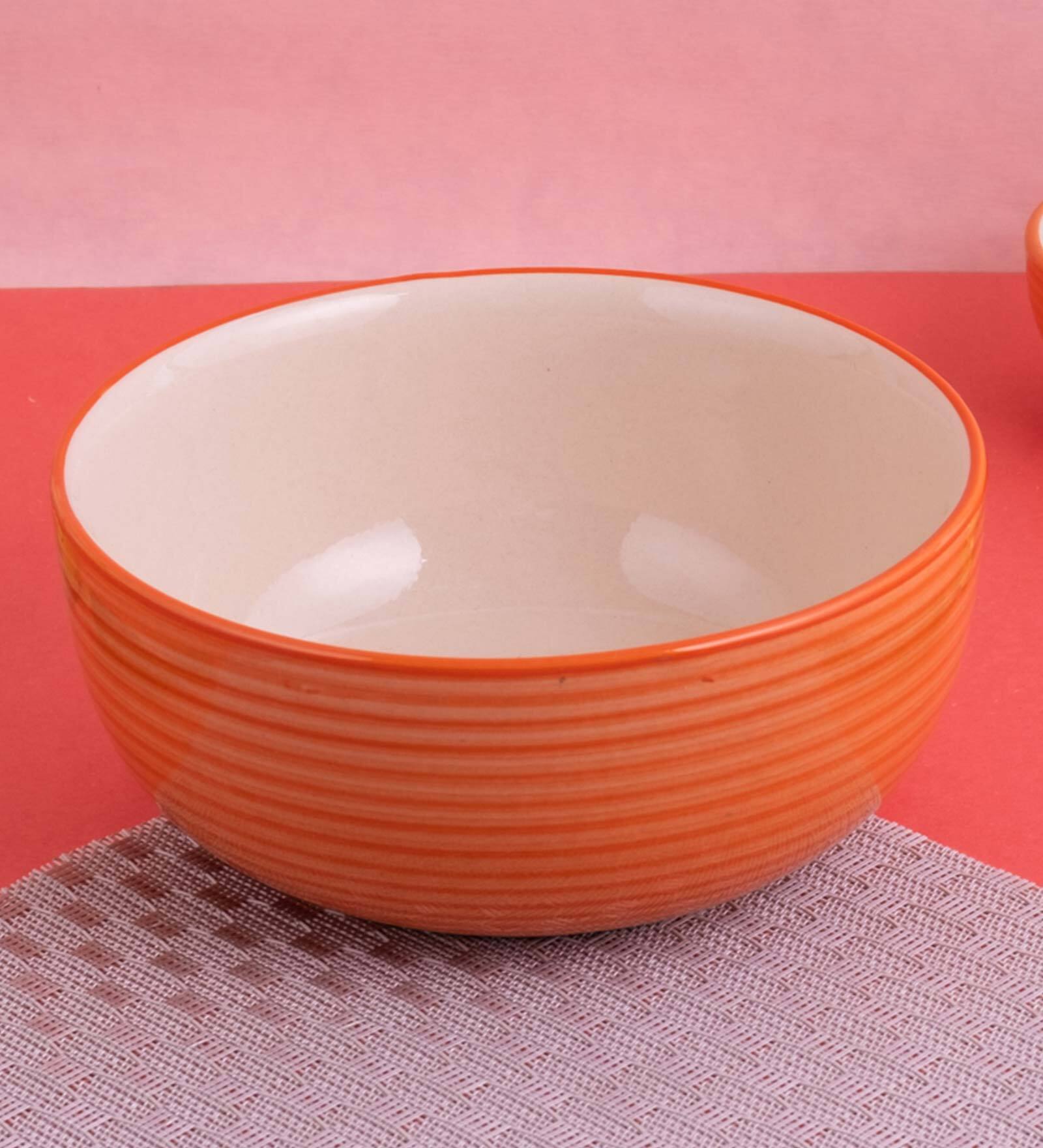 Buy Glossy Handcrafted Ceramic Serving Bowl by Turkish Clay Online