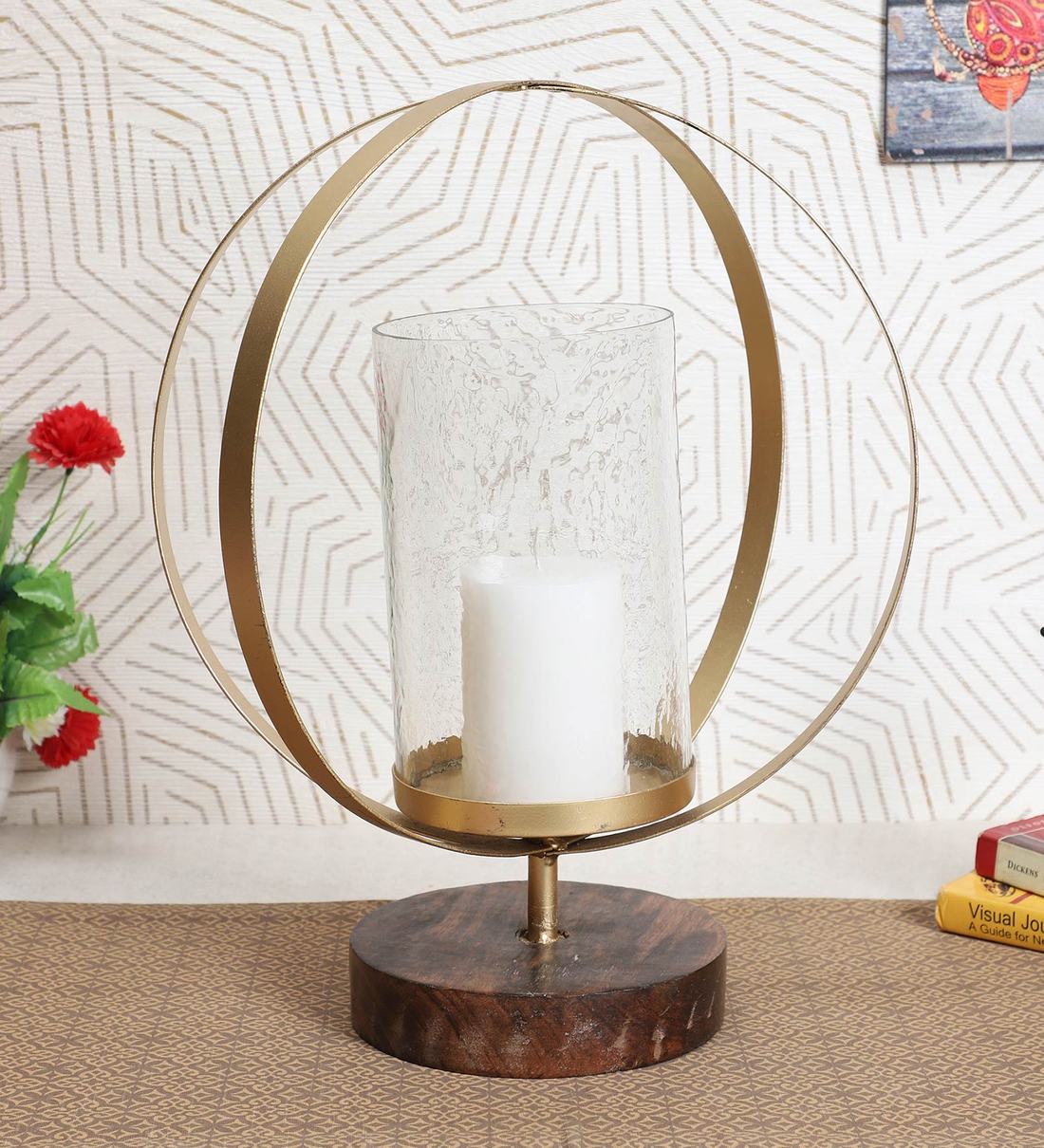 Buy Gold Metal Table Candle Holder by Global Glory at 10 OFF by Global Glory Pepperfry