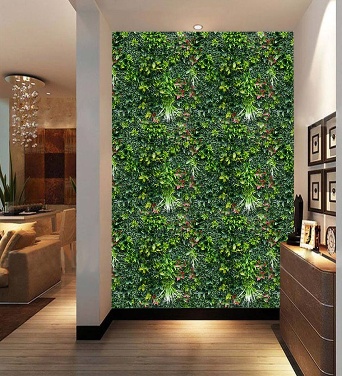 Buy Green PVC Vertical Artificial Wall Mat by Elen at 63 OFF by Elen