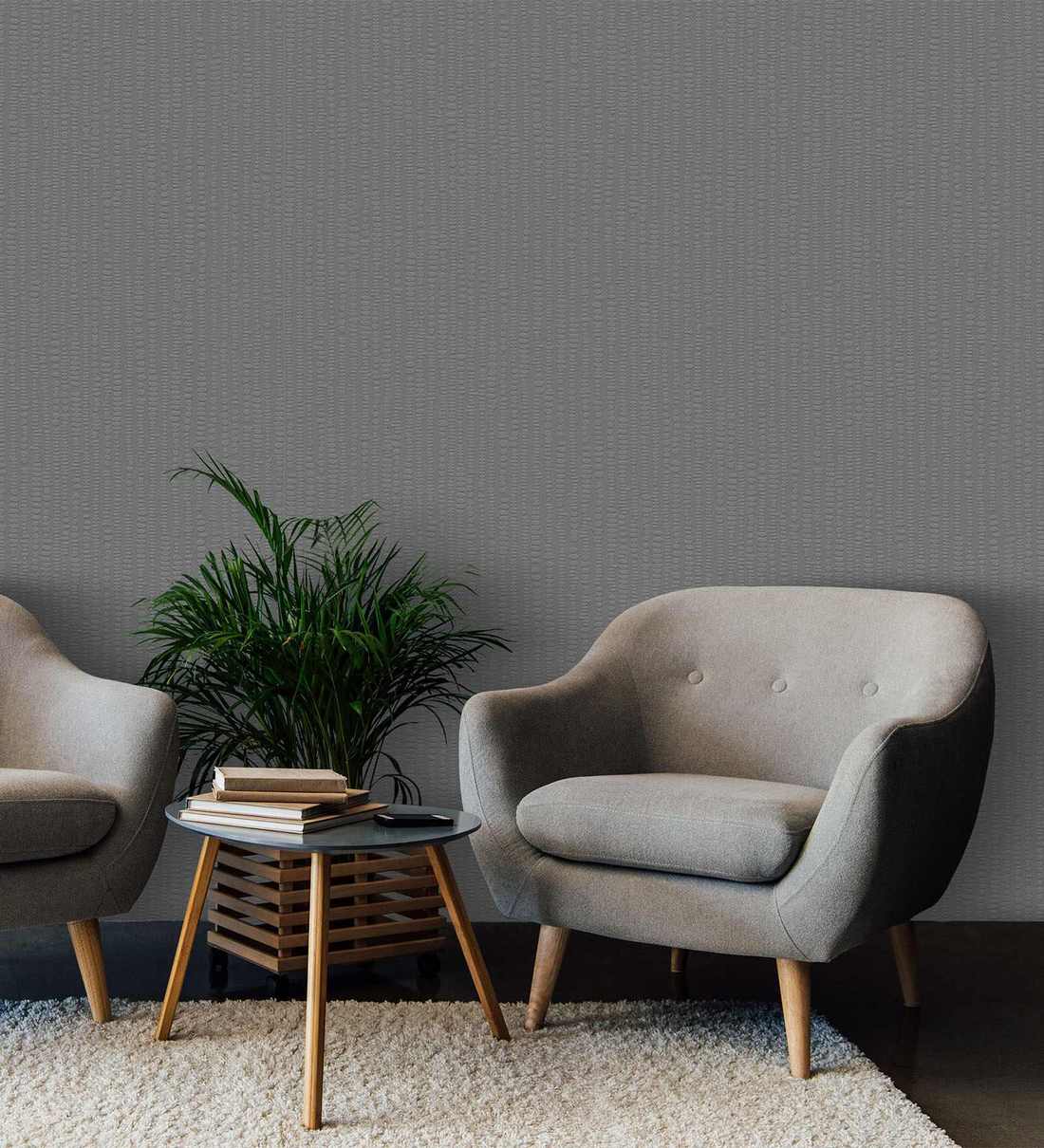 Solid Grey Fabric Wallpaper and Home Decor  Spoonflower