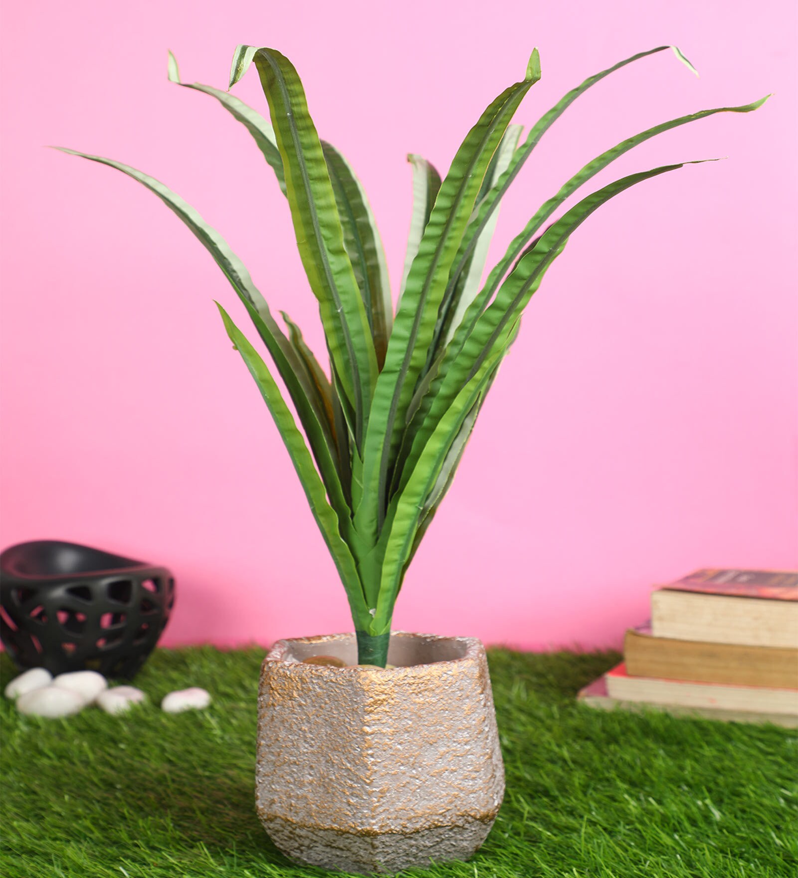 Buy Polyester Isabel Without Pot Artificial Plant Online Artificial