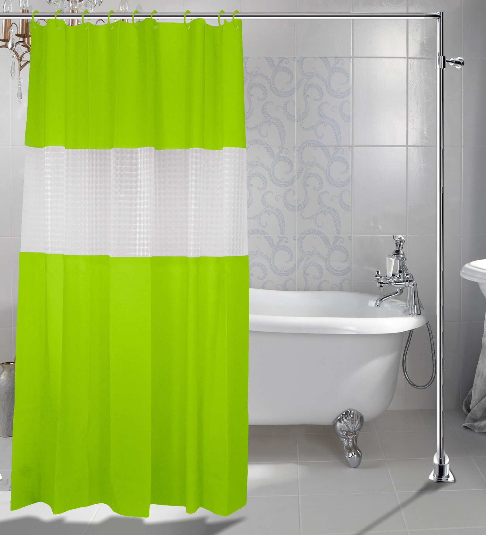 Buy Green Pvc Shower Curtain By StoryHome at 25 OFF by StoryHome