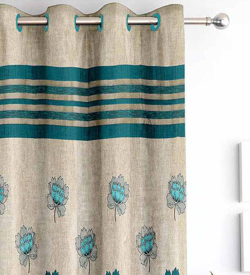 Homelife Cream Brown Eyelet Window Curtains By Homelife Online