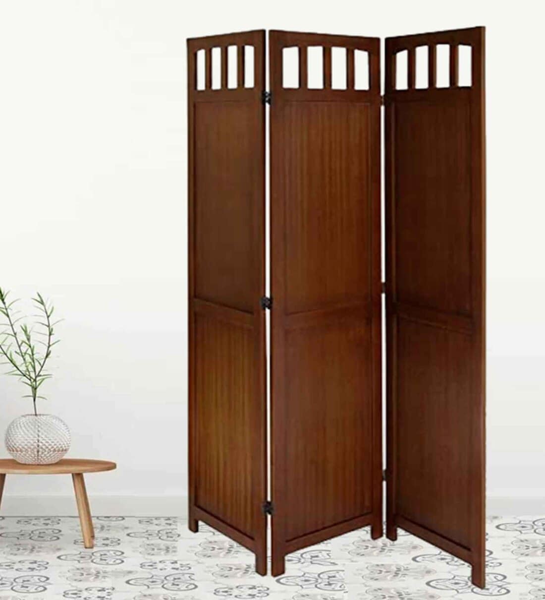 Buy Handcarved Mdf Behar Room Divider Seprator Online - Folding Screen ...