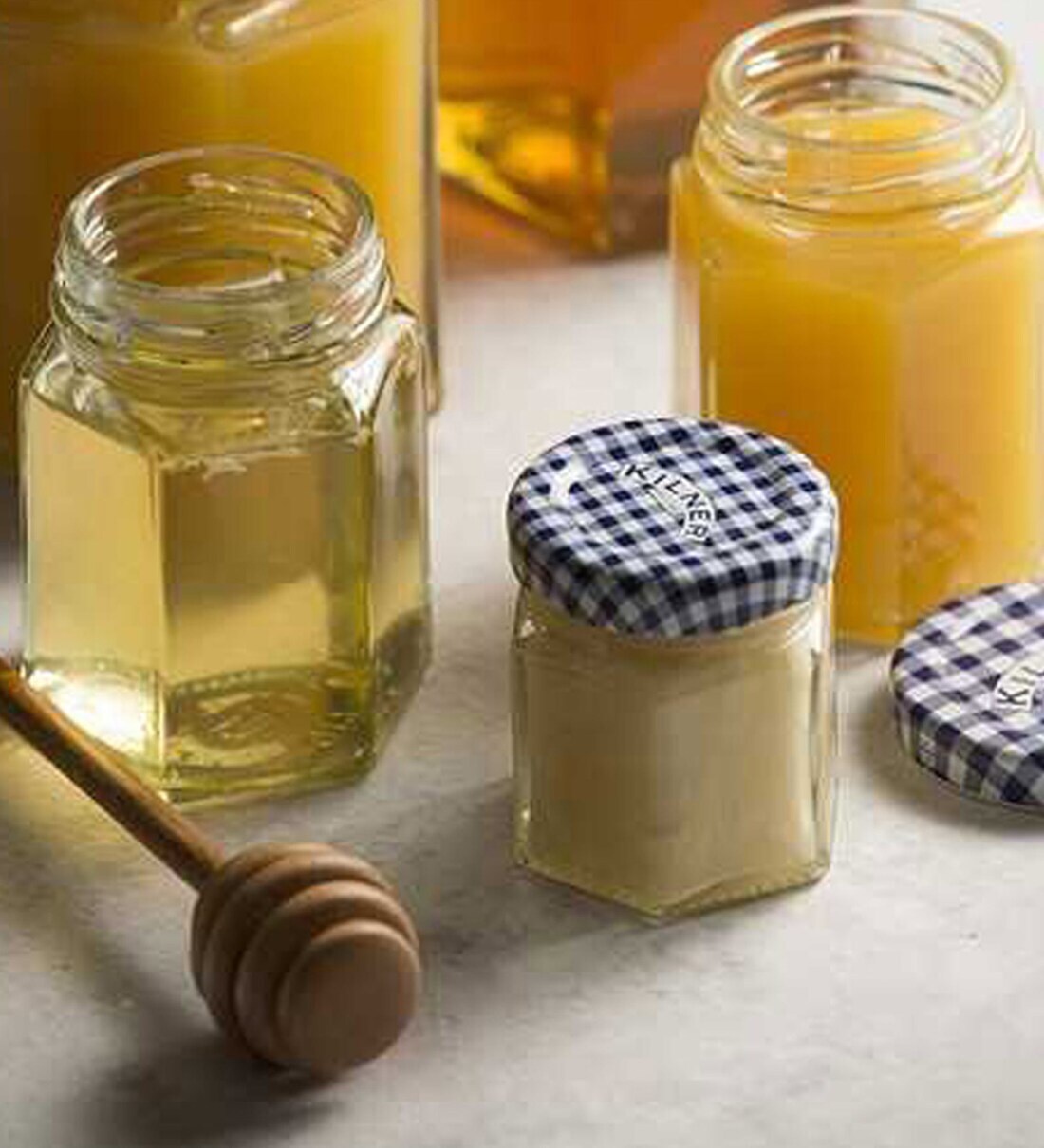 Buy Hexagonal Twist Top Jar 48 ml by Kilner Online Jars and