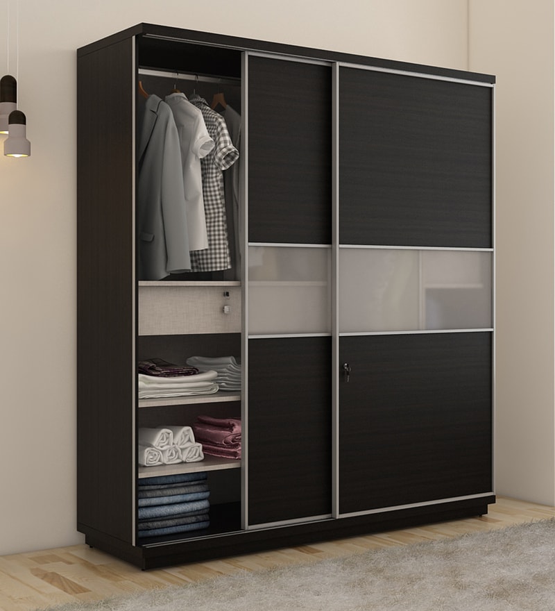 Buy Edwin High Gloss Sliding Door Wardrobe By Hometown Online