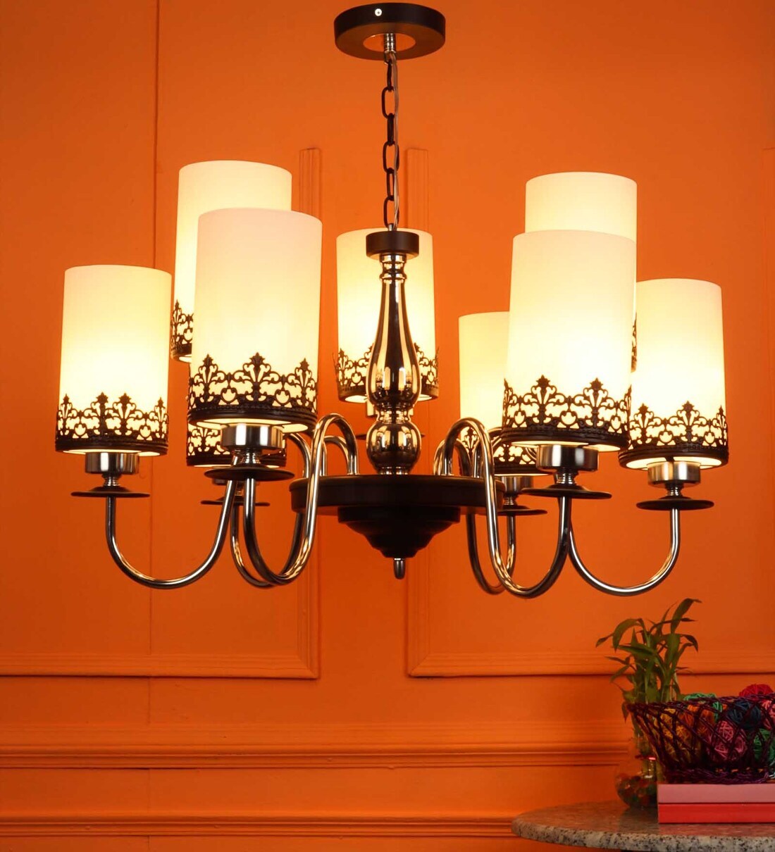 Buy Learc Designer Lighting Wrought Iron Rustic Finish Chandelier Ch462