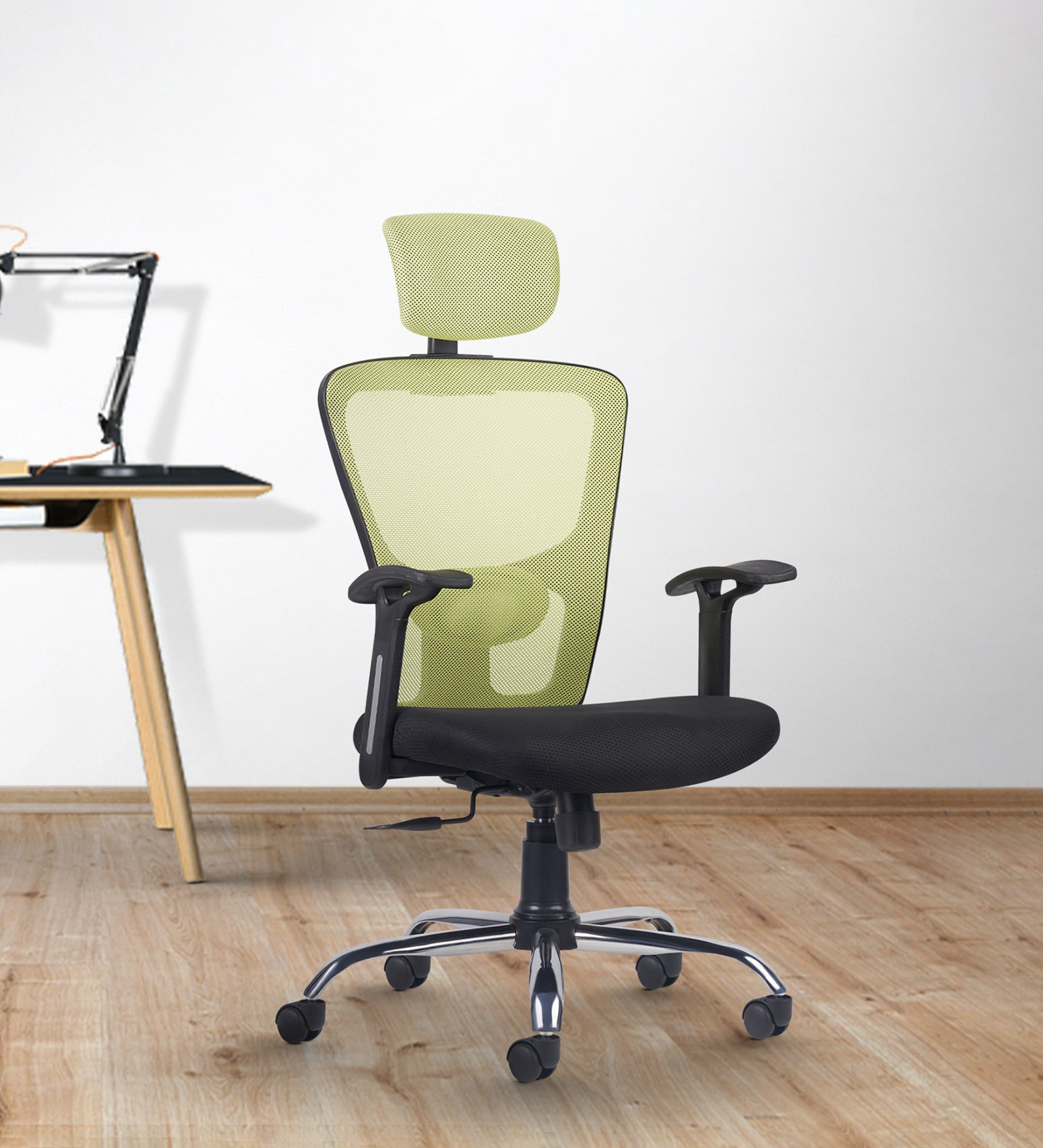 Buy Leo Wave Breathable Mesh Ergonomic Chair in Green Colour at 42 OFF