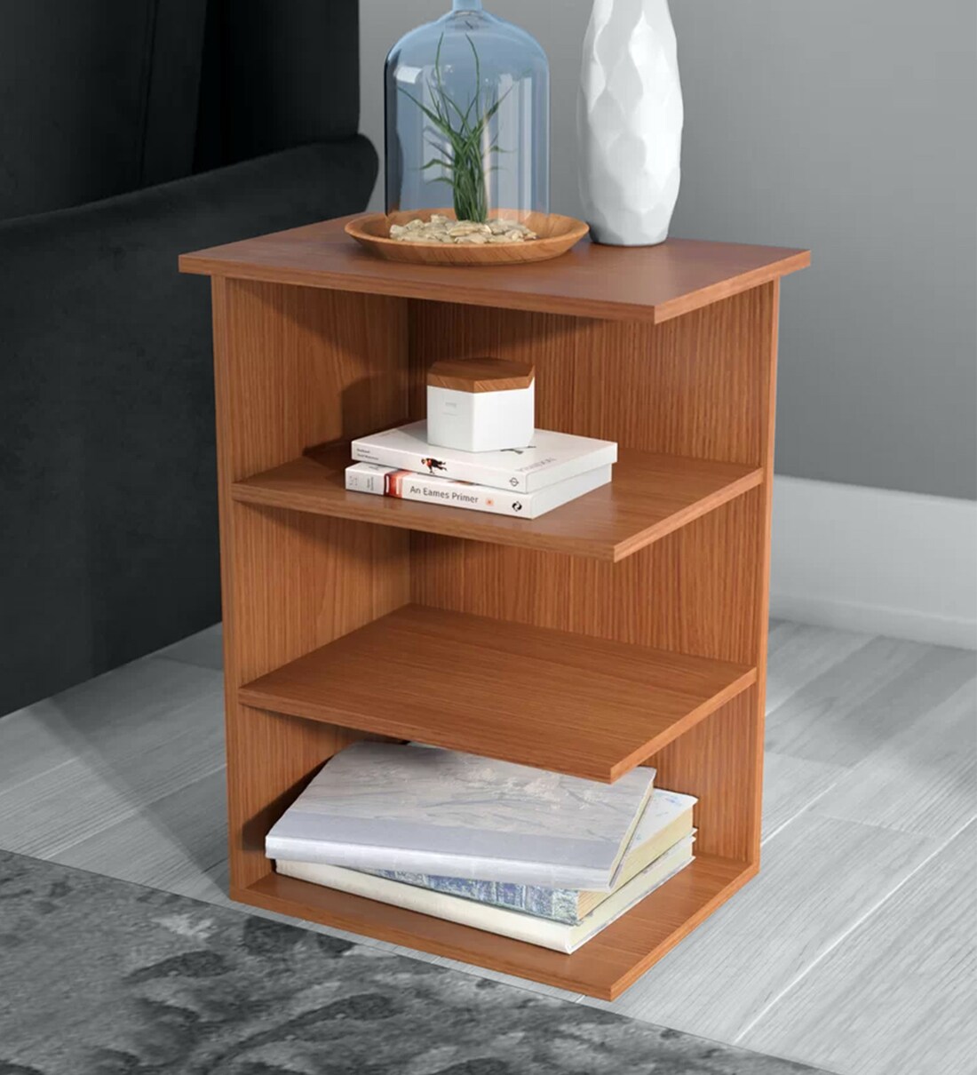Buy Liam End Table in Natural Finish Colour Online Modern End Tables