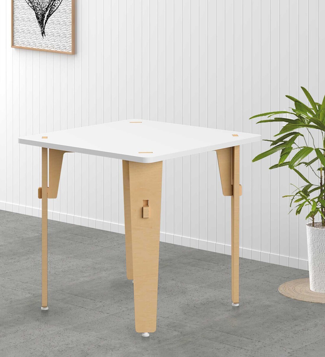 X&Y Lime Fig Table - White main image 1