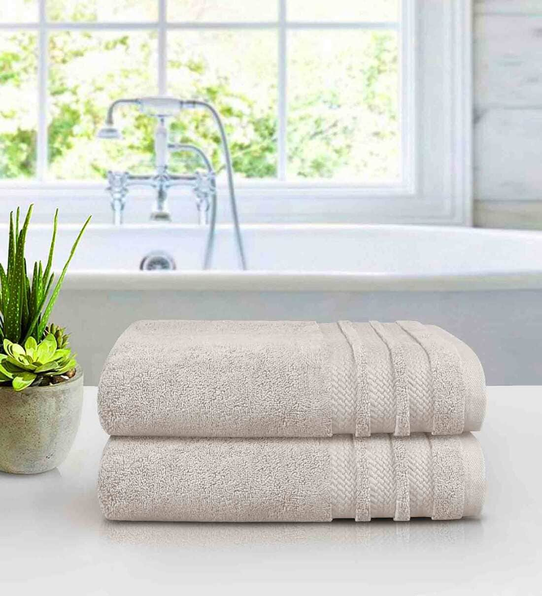 Buy Linen 625 GSM 100% Cotton Face Towel (Set of 6) by Trident at 56% ...