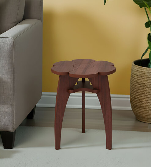 Lilly End Table In Walnut Colour