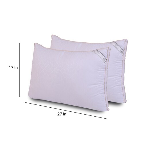 Buy Luxurious Super Soft Microfibre 27x17 Set Of 2 Pillow Inserts