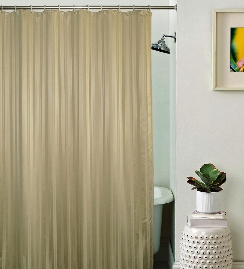 Buy Multicolour Nylon Shower Curtain L 84 Inch X W 48 Inch