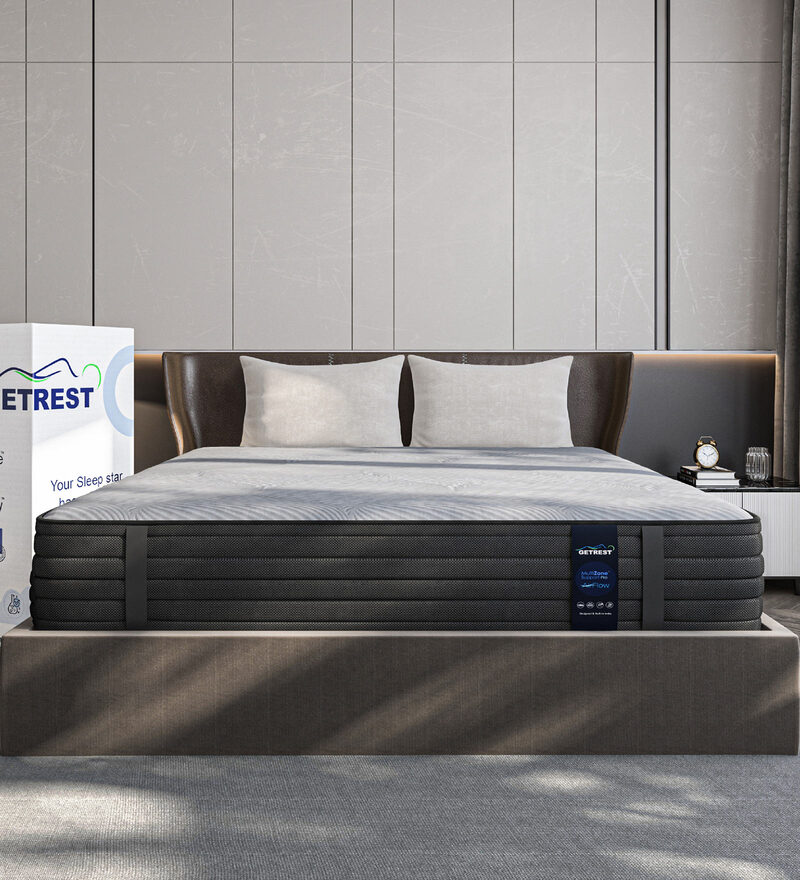 Buy LuxeAdapt 10 inch Pocketed Spring with ErgoMax AirFlow Hybrid 7 Zone Single Mattress Online