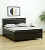 Lakecity Group Majestic Metal Queen Size Bed With Hydraulic Storage In Black Colour