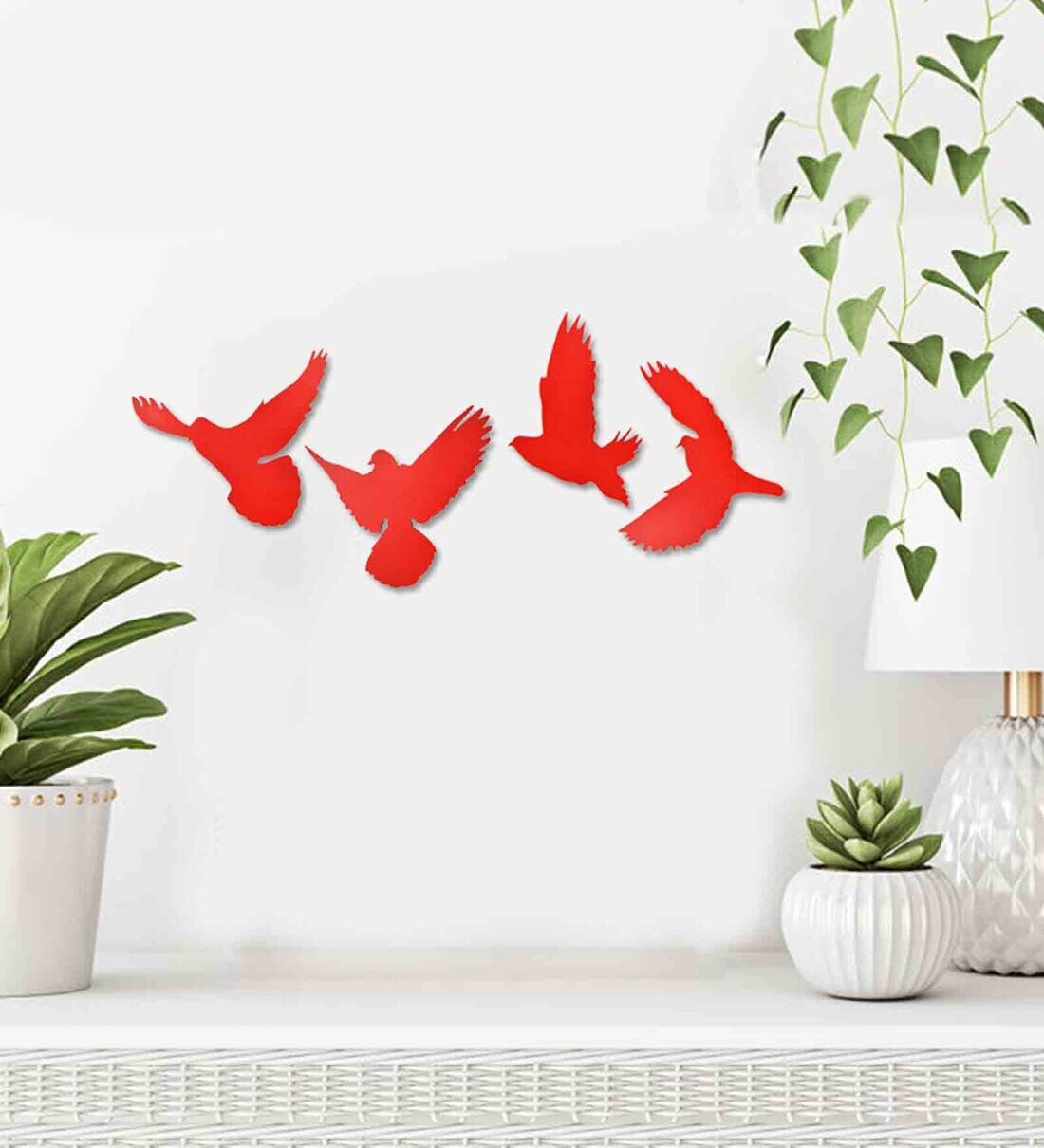Buy MDF Wall Hanging In Red By Sehaz Artworks at 55 OFF by Sehaz
