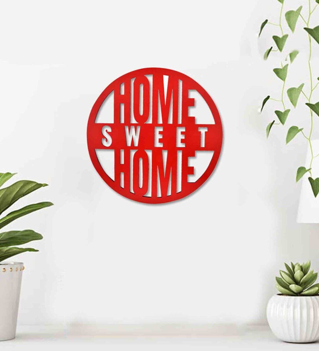 Buy MDF Wall Hanging In Red By Sehaz Artworks at 44 OFF by Sehaz