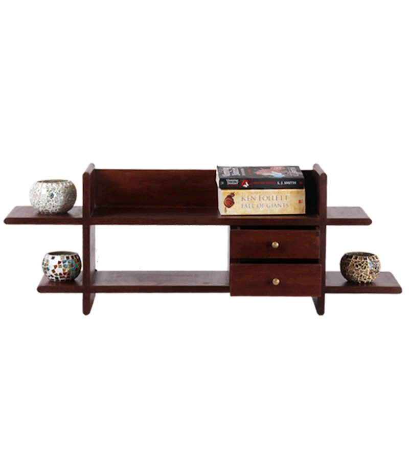 MDF Wall Shelf With Drawers by Market Finds Online Wall Shelves
