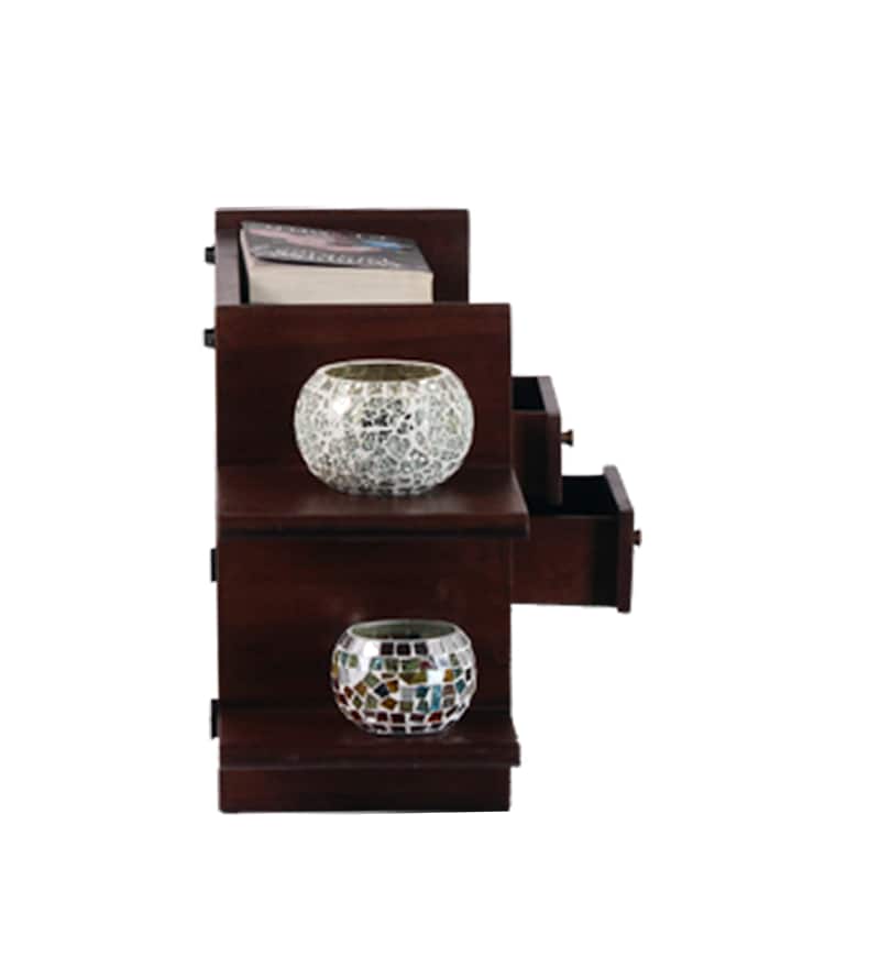 MDF Wall Shelf With Drawers by Market Finds Online Wall Shelves