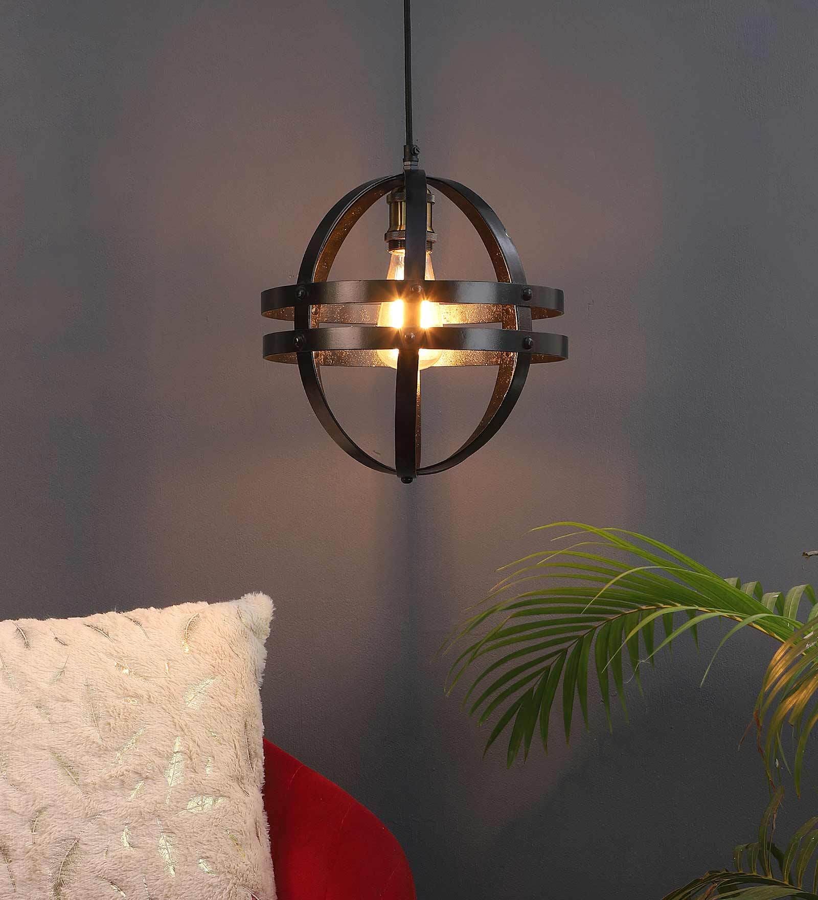 Buy Vanessa Black Metal Hanging Light at 42% OFF by Shoppeefry | Pepperfry