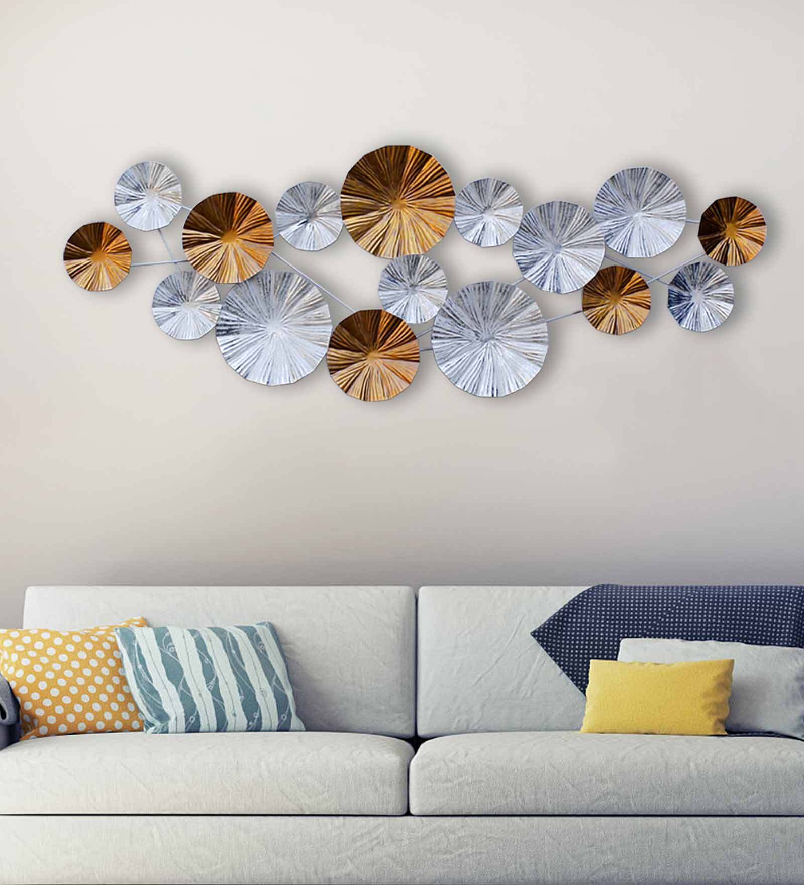 Buy Metal Wall Art In Silver By Craftter Online Abstract Metal Art