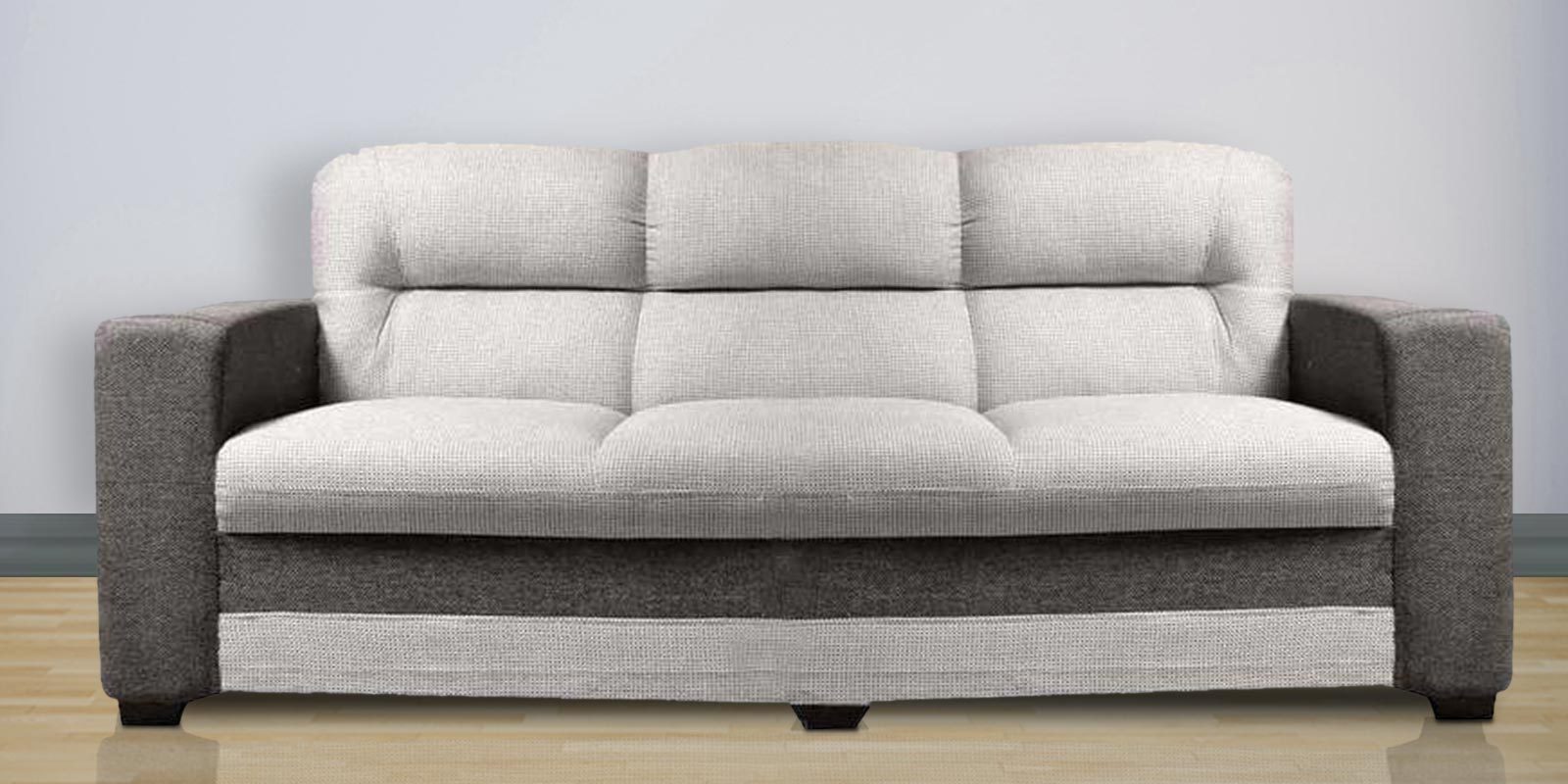 Buy Mexican Three Seater Sofa in Grey Colour by Tezerac Online 3 Seater Sofas 3 Seater Sofas