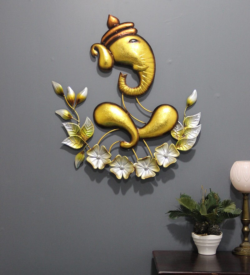 ganesha metal wall art