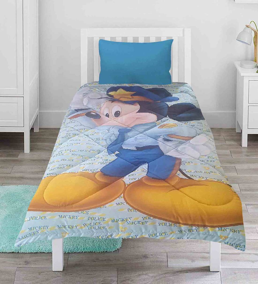 Buy Mickey Mouse Themed Comforter with Pillow & Bedsheet by Cot & Candy at 18 OFF by Cot