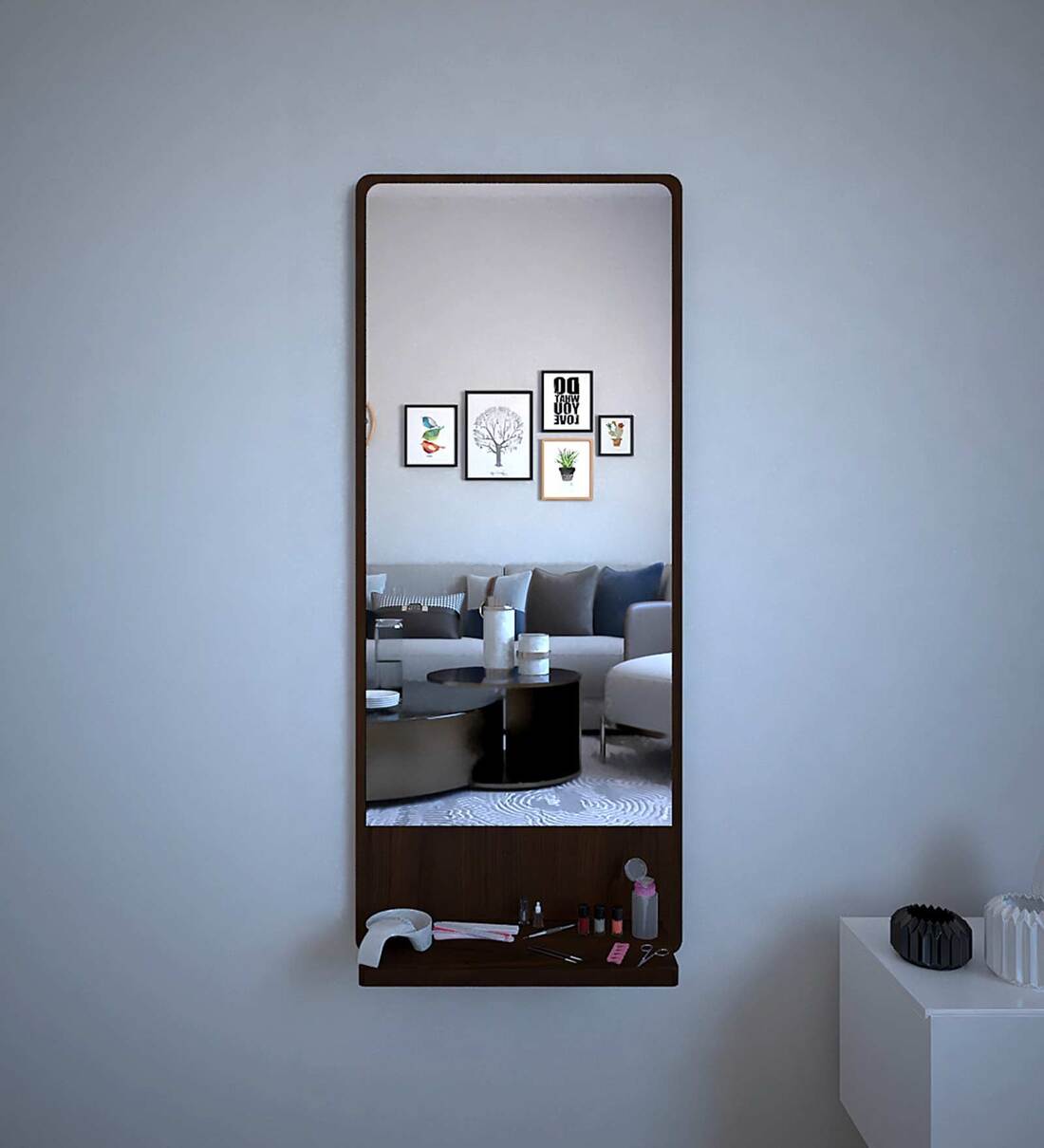 Buy Minimalist Full Length Rectangular Wall Mirror By WallMantra Online ...