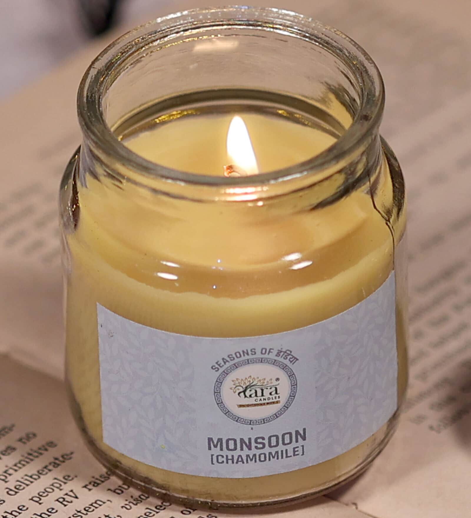 Buy Monsoon Scented Jar Candle Seasons Collection by Tara Enlightening