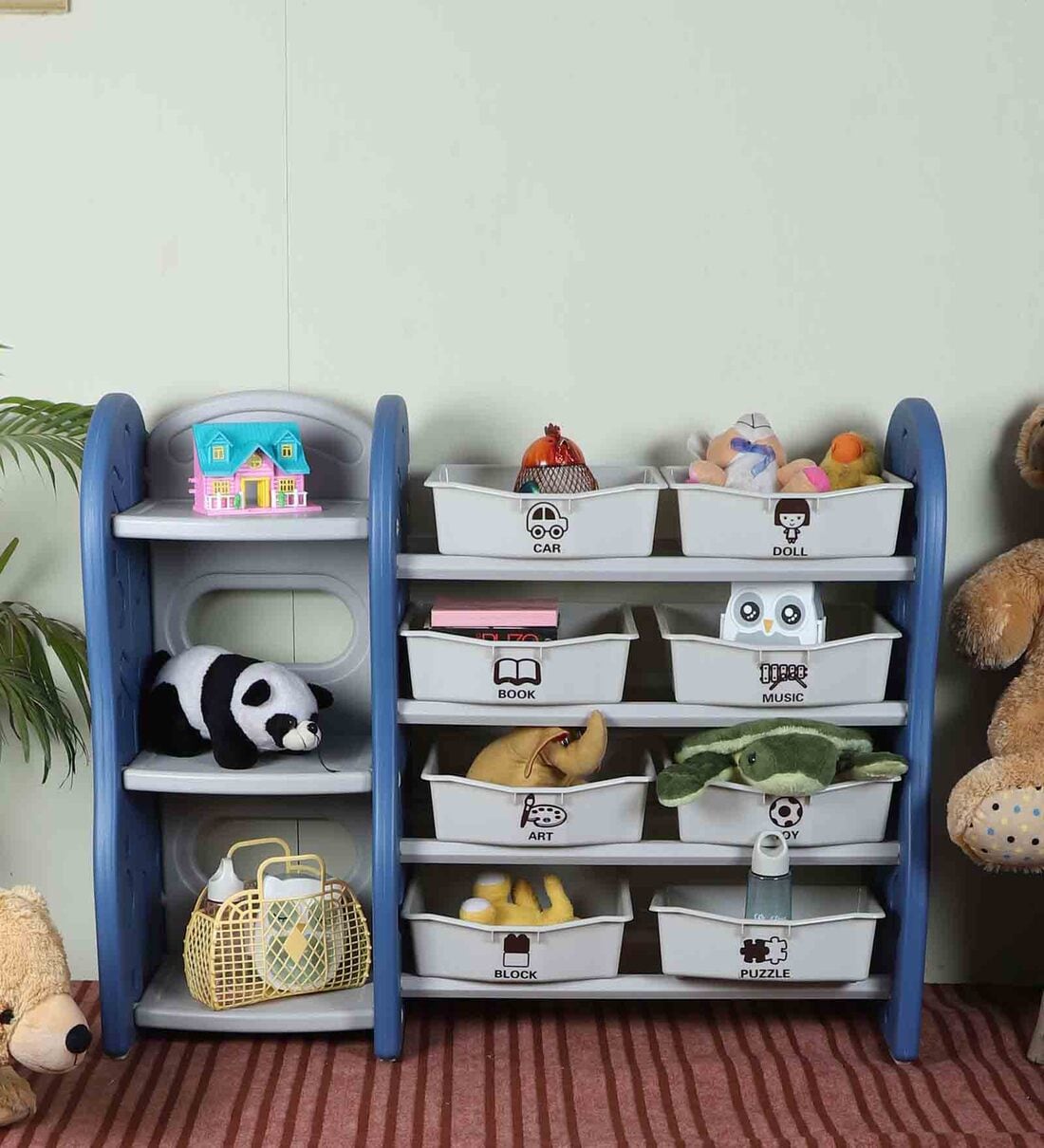 Buy Plums Plastic Toy Organizer in Blue Colour at 20 OFF by The Tickle