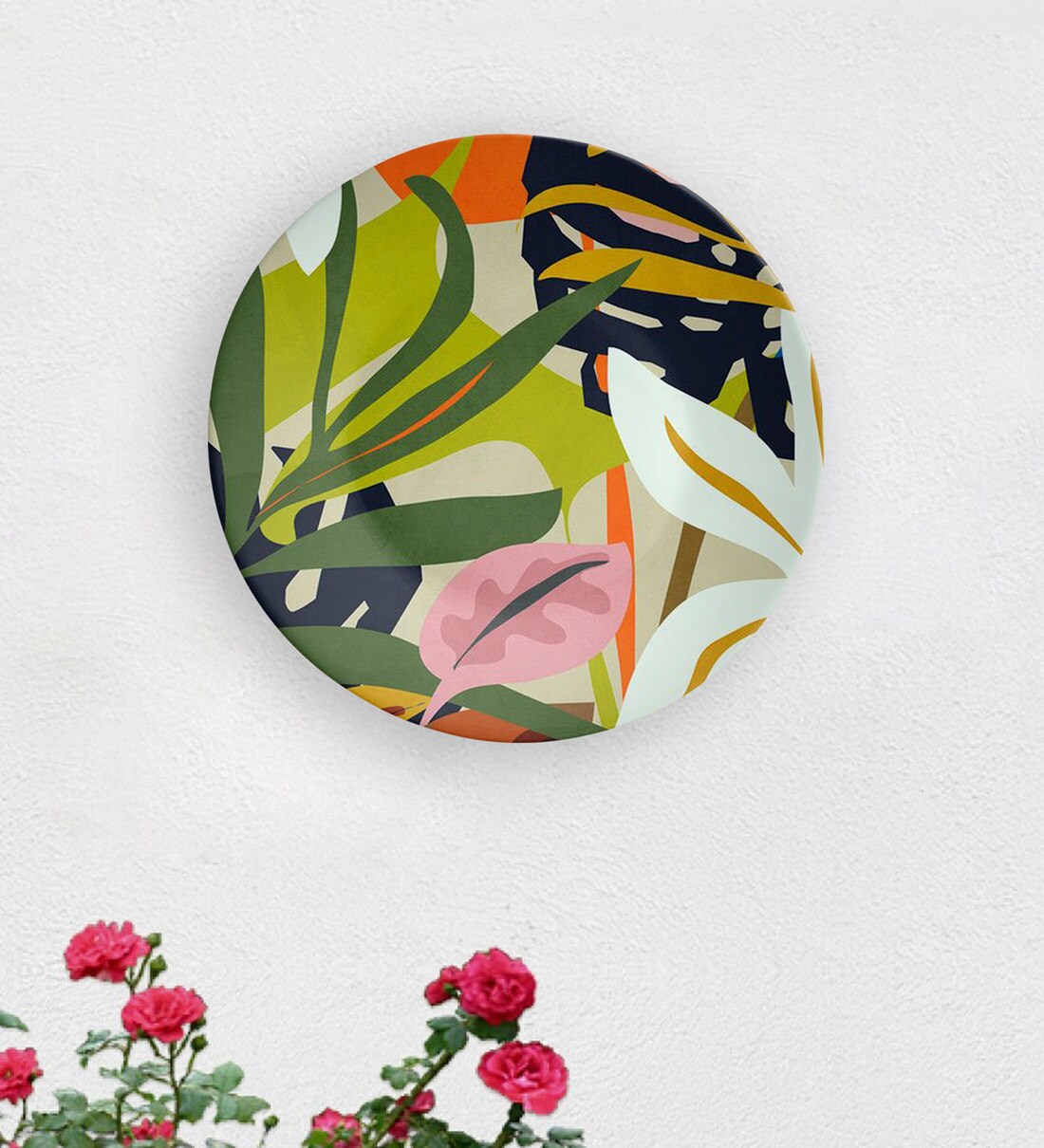 Buy Multicolour American Artistic Abstract Decorative Wall Plate Online Wall Plates and Tiles