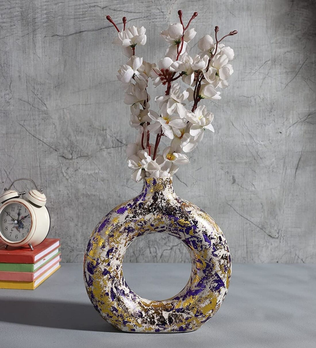 Buy Multicolour Ceramic Modern Table Vases By La Dimora Selections at