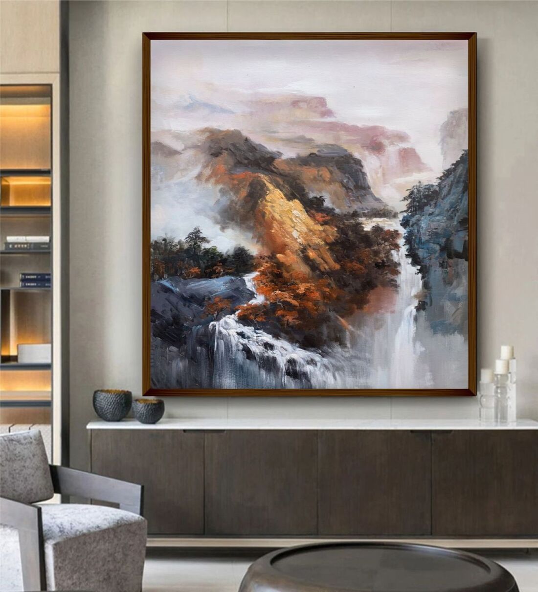 Buy The Noble Gallery Multicolor Canvas Framed Landscape Art Print at