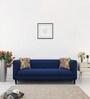 Febonic Niki Fabric 3 Seater Sofa in Royal Blue Colour