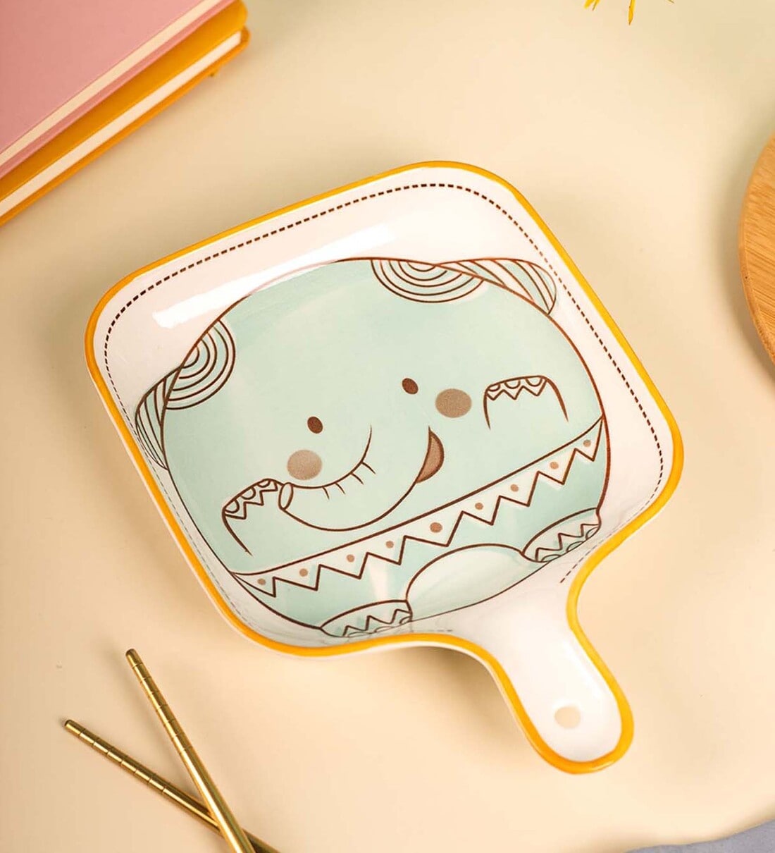 Buy Nordic Ceramic Baking Pan With Handle By Market99 Online Baking