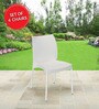 Nilkamal Novella Series-07 (Set of 4) Plastic Chair in Milky White Colour