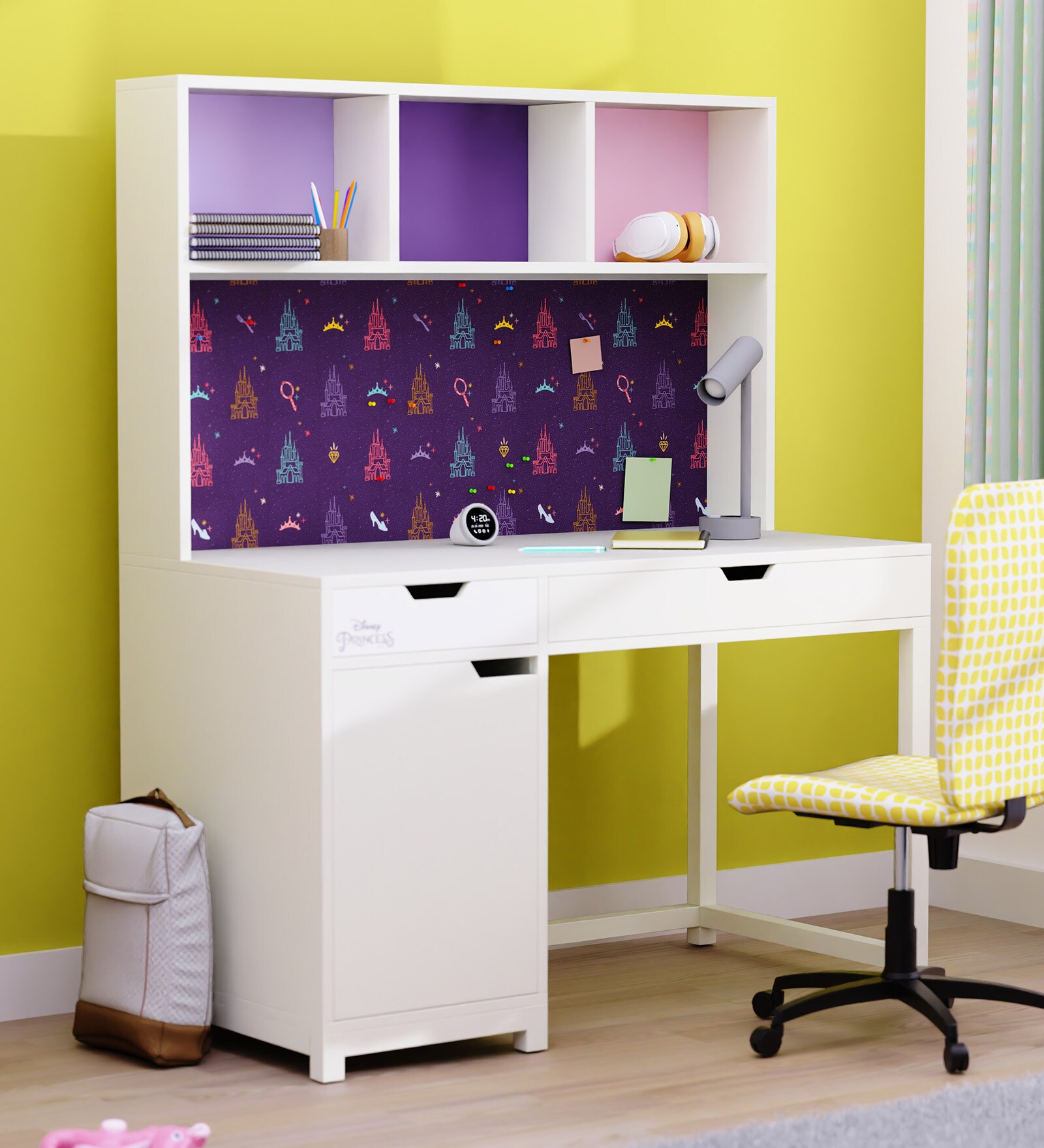 Buy Old Timer Disney Princess Kids Study Table in White Colour Online ...